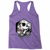 skull hexagon Racerback Tank