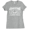 this is what an awesome 60 year old looks like Ladies Fitted T-Shirt
