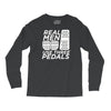 real men use 3 pedals Long Sleeve Shirts