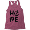 hope anchor Racerback Tank