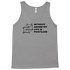 without geometry life is pointless funny math school science nerd geek Tank Top