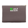 zombie never give up fun Accessory Pouches
