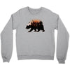 Bear Adventure With Roses Crewneck Sweatshirt