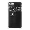 i am groot' guardians of the galaxy movie funny baby groot iPhone 7 Case