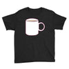 glass and coffee Youth Tee