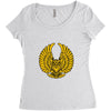gold owl Women's Triblend Scoop T-shirt