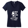 Who the Fook Is That Guy, McGregor VS Alvarez Women's V-Neck T-Shirt