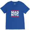 mad nyc new york city run fashion slogan party V-Neck Tee