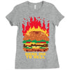 burger fever Ladies Fitted T-Shirt