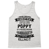 Super Cool Poppy Of A Freaking Awesome Granddaughter Tank Top