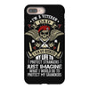 I'm A Veteran Dad T Shirt iPhone 8 Plus