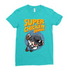 super chicken dinner Ladies Fitted T-Shirt