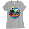 sandbox battle 1 Ladies Fitted T-Shirt