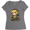 dear world, i&rsquo;m not zelda Women's Triblend Scoop T-shirt