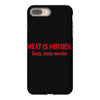 meat is murder iPhone 8 Plus