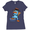 perry agent p Ladies Fitted T-Shirt