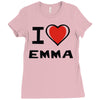i love emma Ladies Fitted T-Shirt