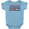 underwood 2016 flag house of cards Baby Onesie