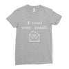 i read your email Ladies Fitted T-Shirt