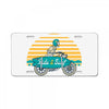 ride and surf License Plate