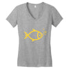 gold fish Women's V-Neck T-Shirt