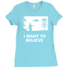 i want to believe Ladies Fitted T-Shirt