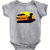 Mufasa and Simba Lion King Baby Bodysuit