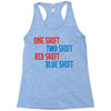 one shift two shift red shift blue shift Racerback Tank