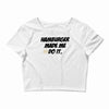 Hamburger Crop Top