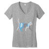 idgaf Women's V-Neck T-Shirt
