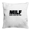 herren lustiges Throw Pillow