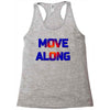 move along got nothing for you Racerback Tank