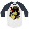 hip hop gorila 3/4 Sleeve Shirt