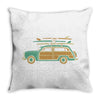 surf car Throw Pillow