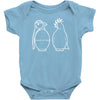 dove v's grenade banksy art Baby Bodysuit