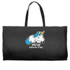 sad unicorn Weekender Totes
