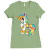 Robotic Baby Unicorn Ladies Fitted T-Shirt
