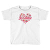 Jet'aime Flower Heart Toddler T-shirt