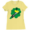 who cut the cheese Ladies Fitted T-Shirt