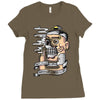 you burn yourself Ladies Fitted T-Shirt