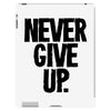 never give up iPad 3 and 4 Case