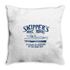 skipper's boat tours Throw Pillow
