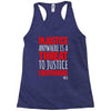 injustice anywhere is a threat Racerback Tank