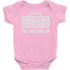 no sleep boombox Baby Onesie