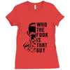 Who the Fook Is That Guy, McGregor VS Alvarez Ladies Fitted T-Shirt