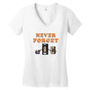 Never Forget Women's V-Neck T-Shirt
