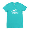 Plane Ladies Fitted T-Shirt