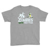 zombies hate fast food Youth Tee