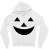 face pumpkin Zipper Hoodie