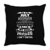 I Am A July Women Throw Pillow